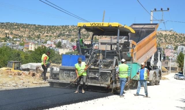Diyarbakır Dicle'de yollar asfaltlandı