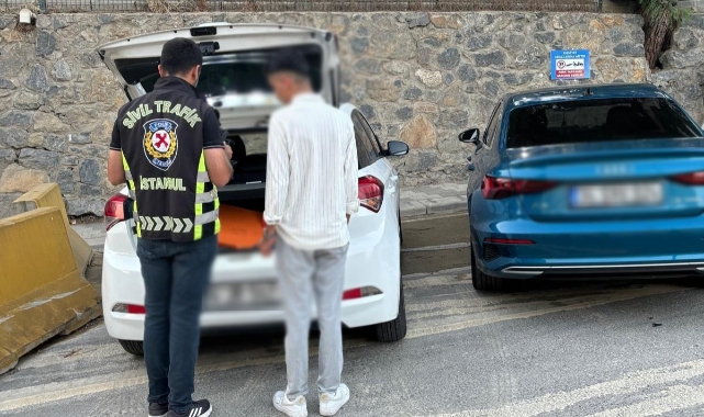 Drift atan sürücü cezadan kaçamadı!