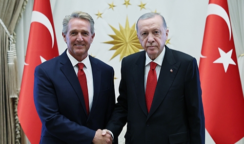 Erdoğan, ABD Büyükelçisi Flake'i kabul etti!