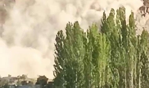Erzurum'da korkutan heyelan