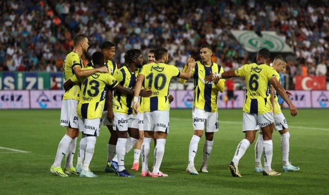 Fenerbahçe, Rize'de farklı kazandı!
