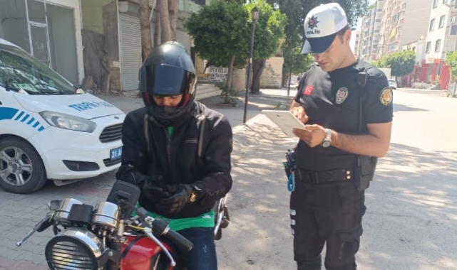 Hatay'da geniş kapsamlı motosiklet denetimi