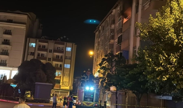 Iğdır’da apartman dairesinde yangın
