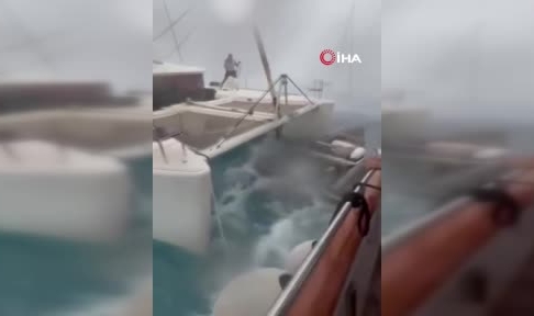 İspanya'yı fırtına vurdu: Onlarca lüks tekne alabora oldu