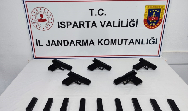 Isparta’da silah kaçakçılığı yapan şahıs tutuklandı