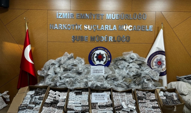 İzmir'de dev uyuşturucu operasyonu