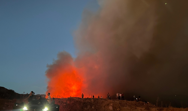 İzmir'deki yangın yerleşim yerlerine sıçradı