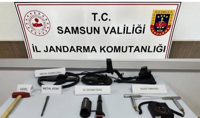 Kaçak kazı yapan 3 şahıs suçüstü yakalandı!