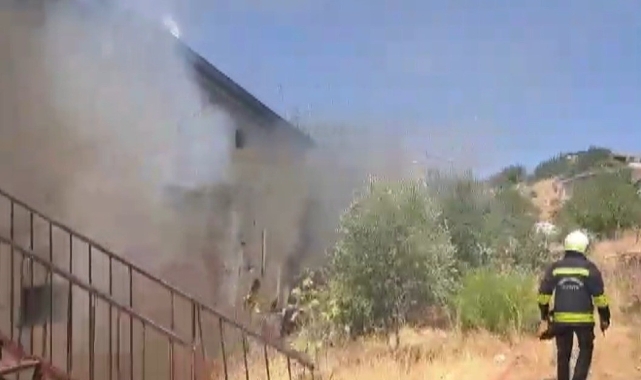 Kahramanmaraş’ta ikamet yangını