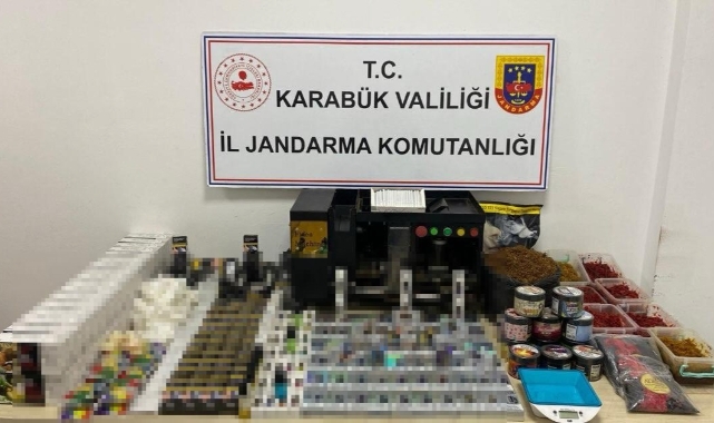 Karabük'te kaçak sigara operasyonu: 2 gözaltı
