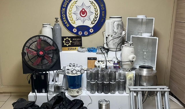 Kocaeli'de uyuşturucu operasyonu: 5 gözaltı