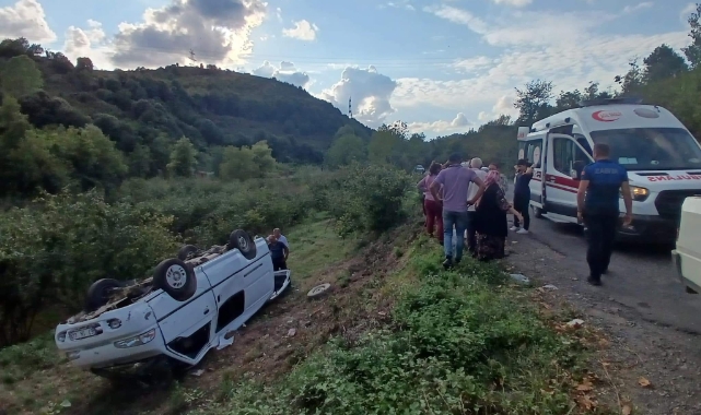 Kontrolünü kaybetti! Şarampole uçtu