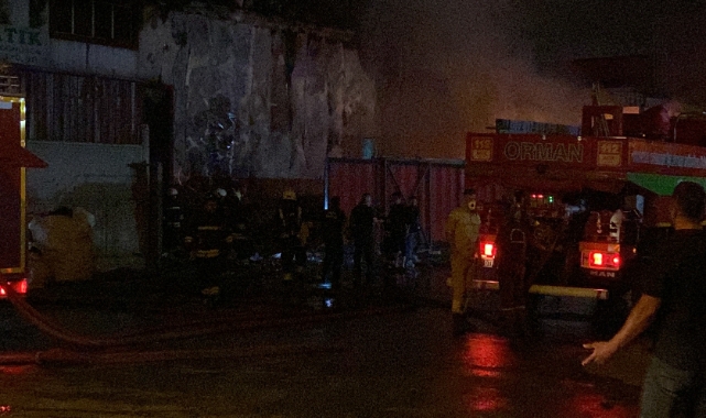 Konya'daki fabrika yangını kontrol altına alındı