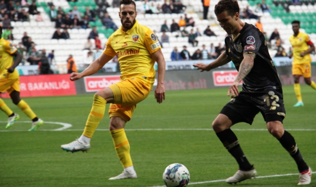 Konyaspor ile Kayserispor 33. randevuda
