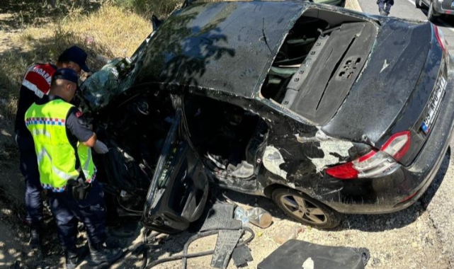 Malatya'da otomobil devrildi ölü ve yaralılar var