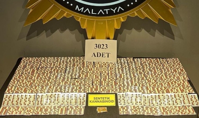 Malatya’da uyuşturucu operasyonunda 3 tutuklama!