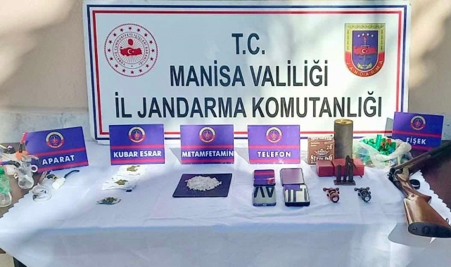 Manisa’da jandarmadan uyuşturucu operasyonu