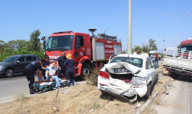 Manisa’da zincirleme kaza: 3 yaralı