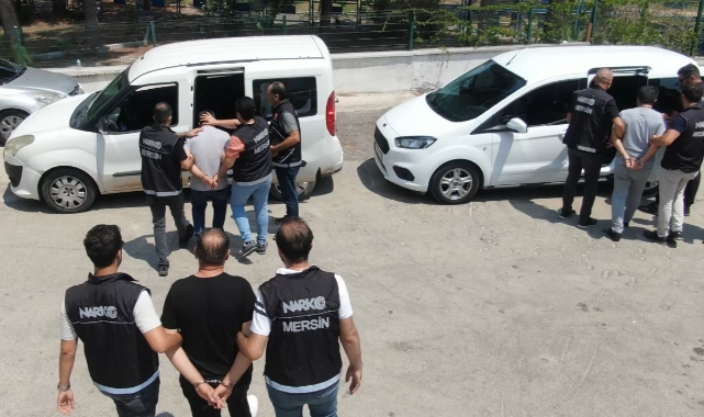 Mersin'de kilolarca  metamfetamin ele geçirildi