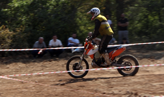 Motosiklet festivalinde motokros ve off-road nefes kesti