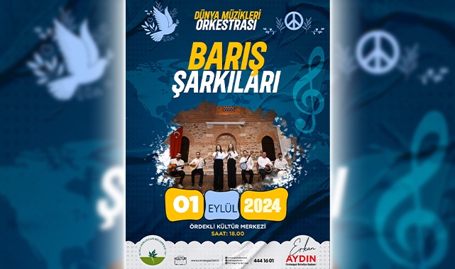 Osmangazi’de 1 Eylül Dünya Barış Günü’ne özel konser