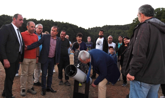 Perseid Meteor meraklıları Osmangazi’de bir araya geldi