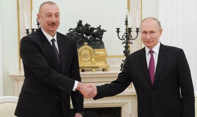 Putin ve Aliyev, Bakü'de bir araya geldi