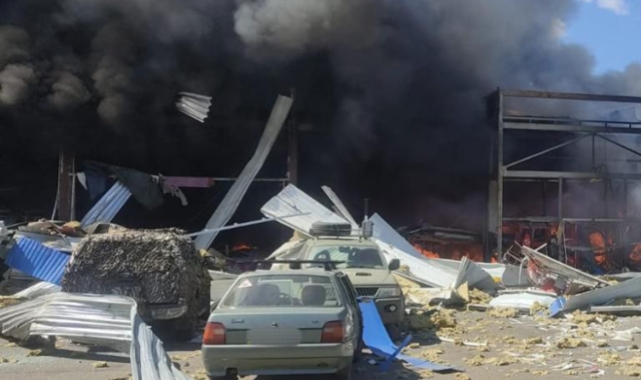 Rusya, Ukrayna'da süpermarketi vurdu: Ölü ve yaralılar var!