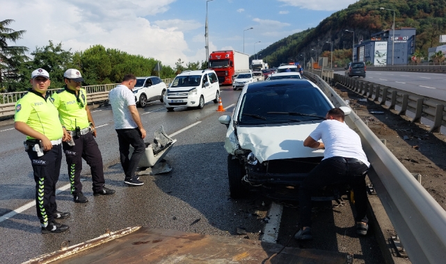 Samsun'da zincirleme trafik kazası