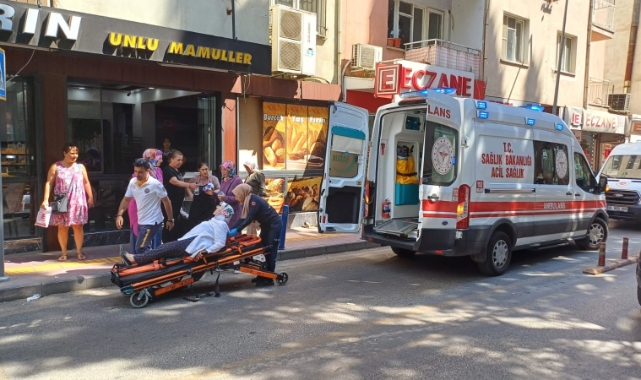 Seyir halindeki motosiklet devrildi