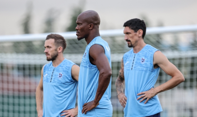 Trabzonspor, Rapid Wien maçı hazırlıklarını sürdürdü