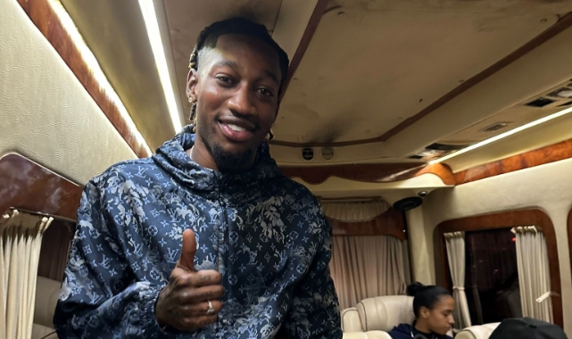 Trabzonspor'un yeni transferi Muhammed Cham Trabzon'da