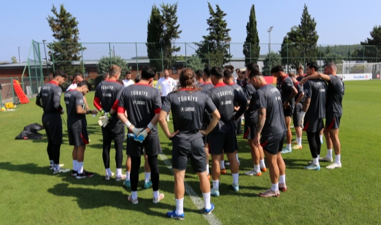 A Milli Futbol Takımı, Cardiff'e gitti