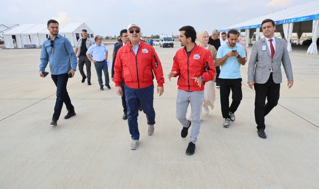 Adana Havalimanı'nda TEKNOFEST hazırlıkları sürüyor