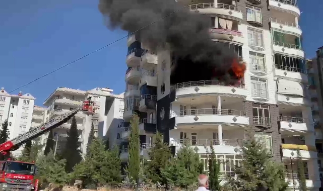 Adıyaman'da korkutan yangın