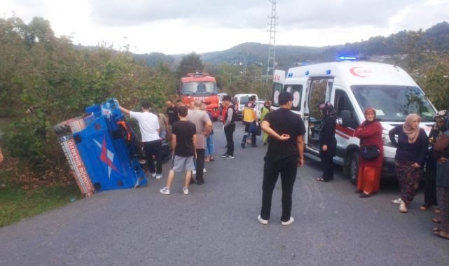 Alaplı’da patpat kazası