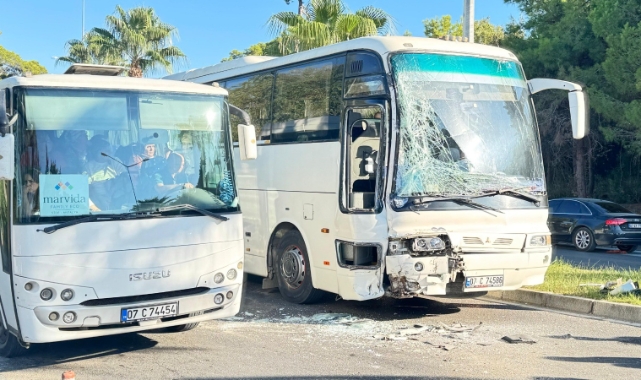 Antalya'da korkutan kaza