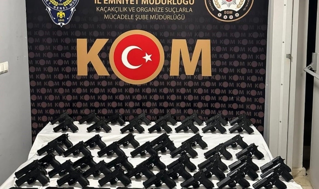 Antalya'da silah kaçakçılığı operasyonu