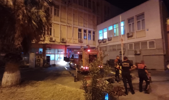 Atatürk Devlet Hastanesi'nde yangın paniği