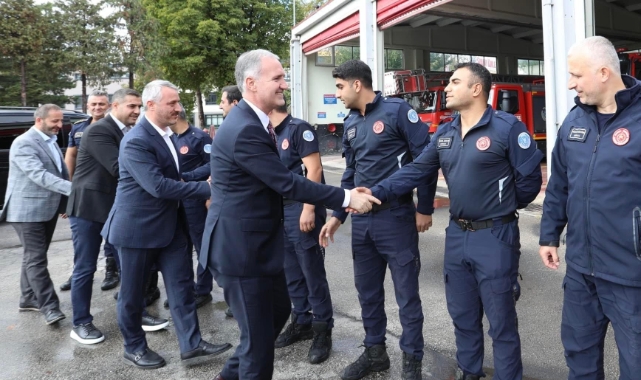 Başkan Alper Taban İtfaiyecilik Haftası'nı kutladı