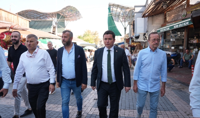Başkan Aydın'dan esnaf ziyareti!