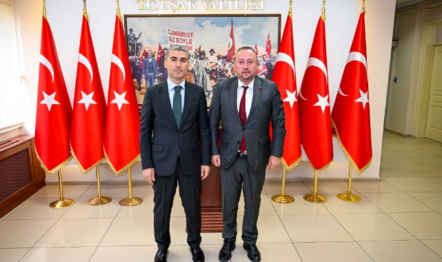Başkan Yalım, Vali Aktaş'ı ziyaret etti