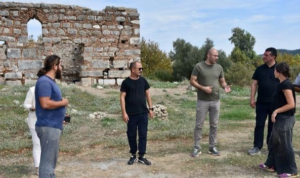 Başkan Zencirci kazı çalışmalarını yerinde inceledi