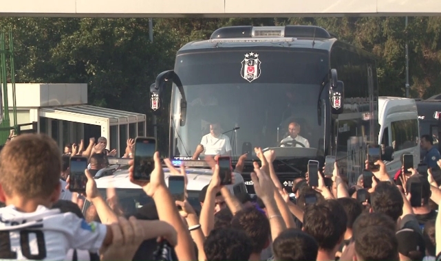 Beşiktaş, Kayseri'ye coşkuyla uğurlandı