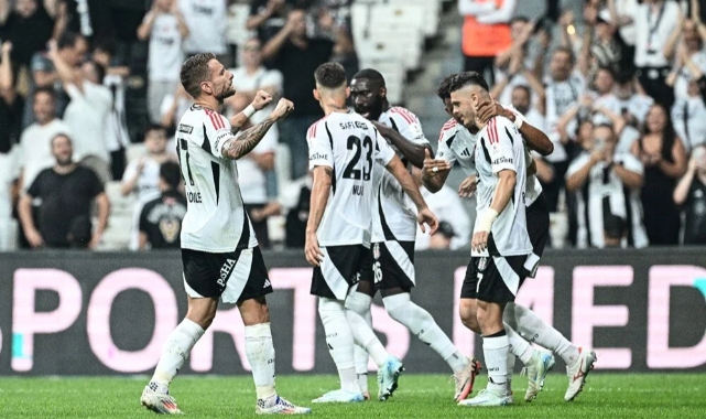 Beşiktaş'tan 2 gollü galibiyet