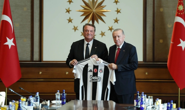 Beşiktaş'tan Cumhurbaşkanı Erdoğan'a ziyaret