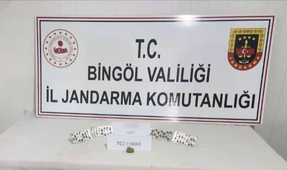 Bingöl’de uyuşturucu madde ele geçirildi