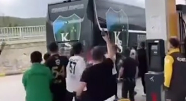 Bolu'da Kocaelispor'a silahlı saldırı! Otobüsün arkasından koştu