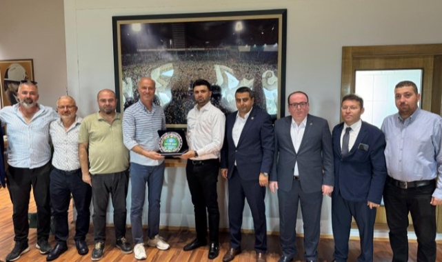 Bursa Artvin Vakfı'ndan Bursaspor Başkanı Çelik'e ziyaret