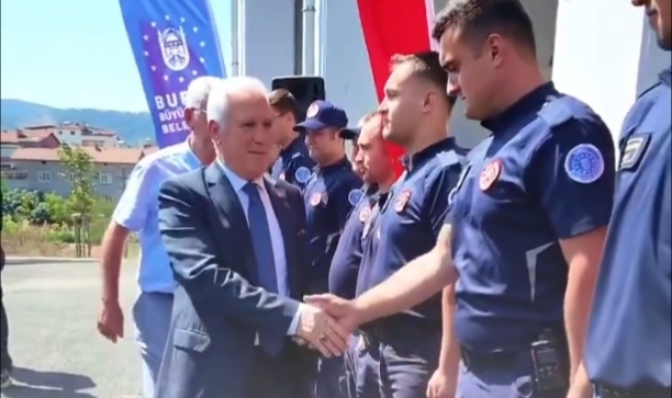 Bursa Büyükşehir Belediyesi'nden İtfaiye Haftası kutlaması